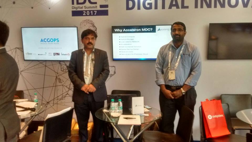 Acceleron Labs @ IDC Digital Summit 2017,